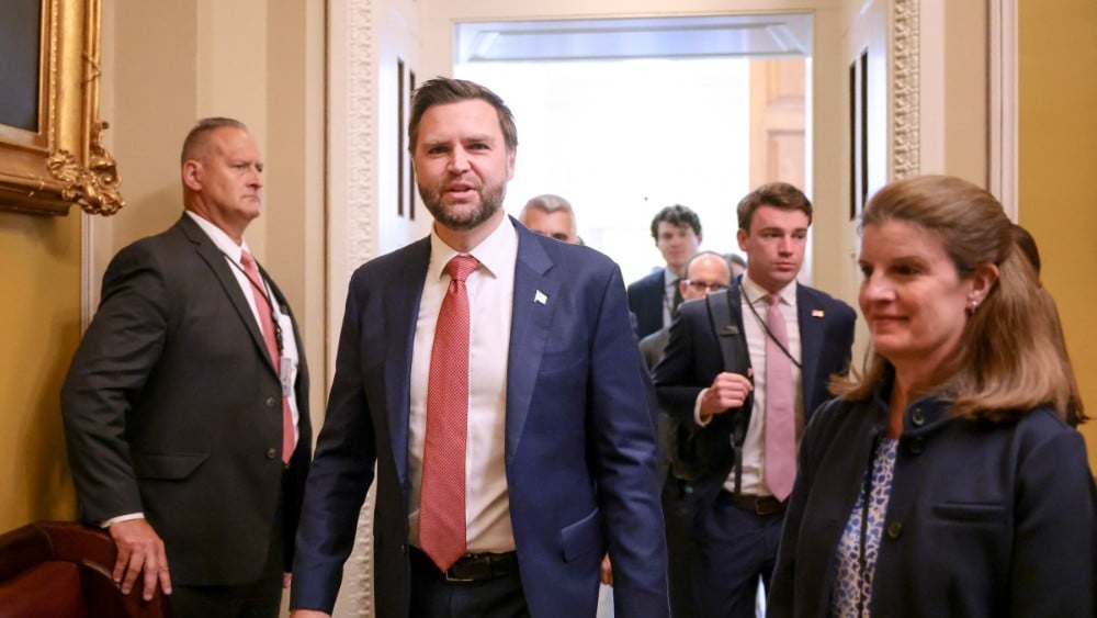 US Vice President JD Vance departs from a lunch with Senate Republicans at the US Capitol Building on August 06, 2026 in Washington, DC. (Photo: AFP)