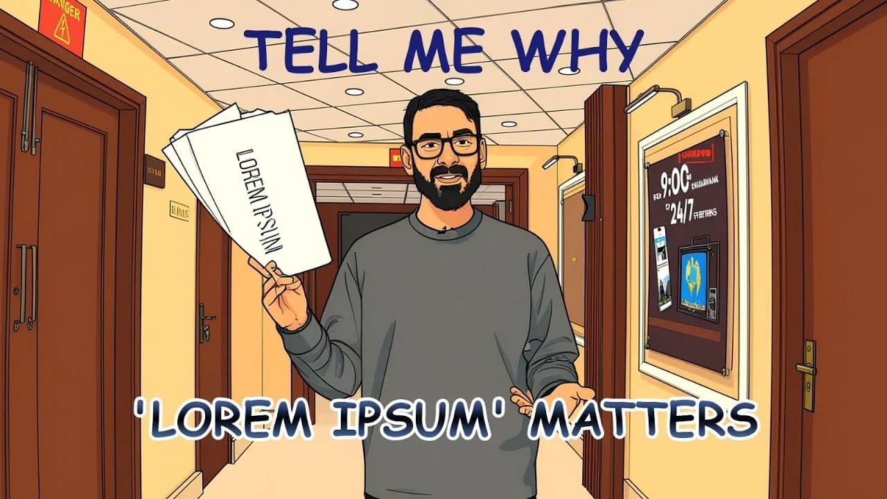 Tell Me Why: Lorem Ipsum matters