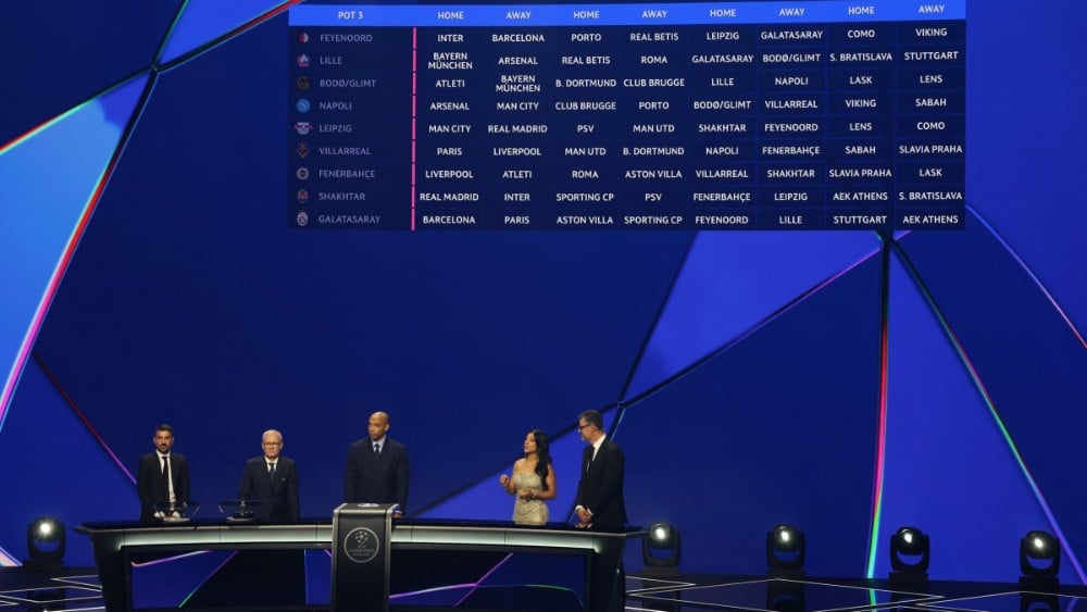 PSG to face Barcelona, Man City and Villa in Champions League as draw is made