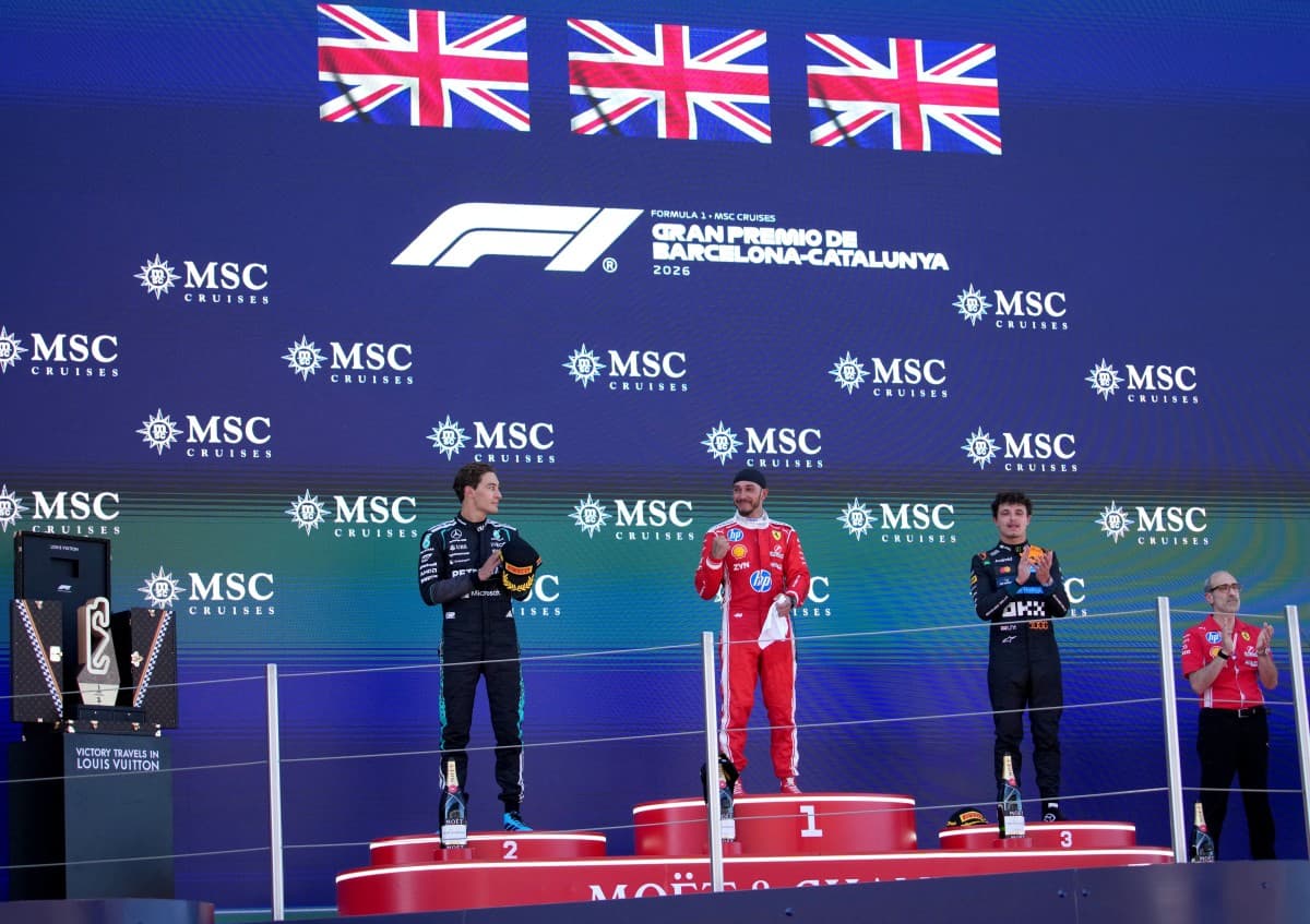 Hamilton claims his first Ferrari win at Barcelona Grand Prix