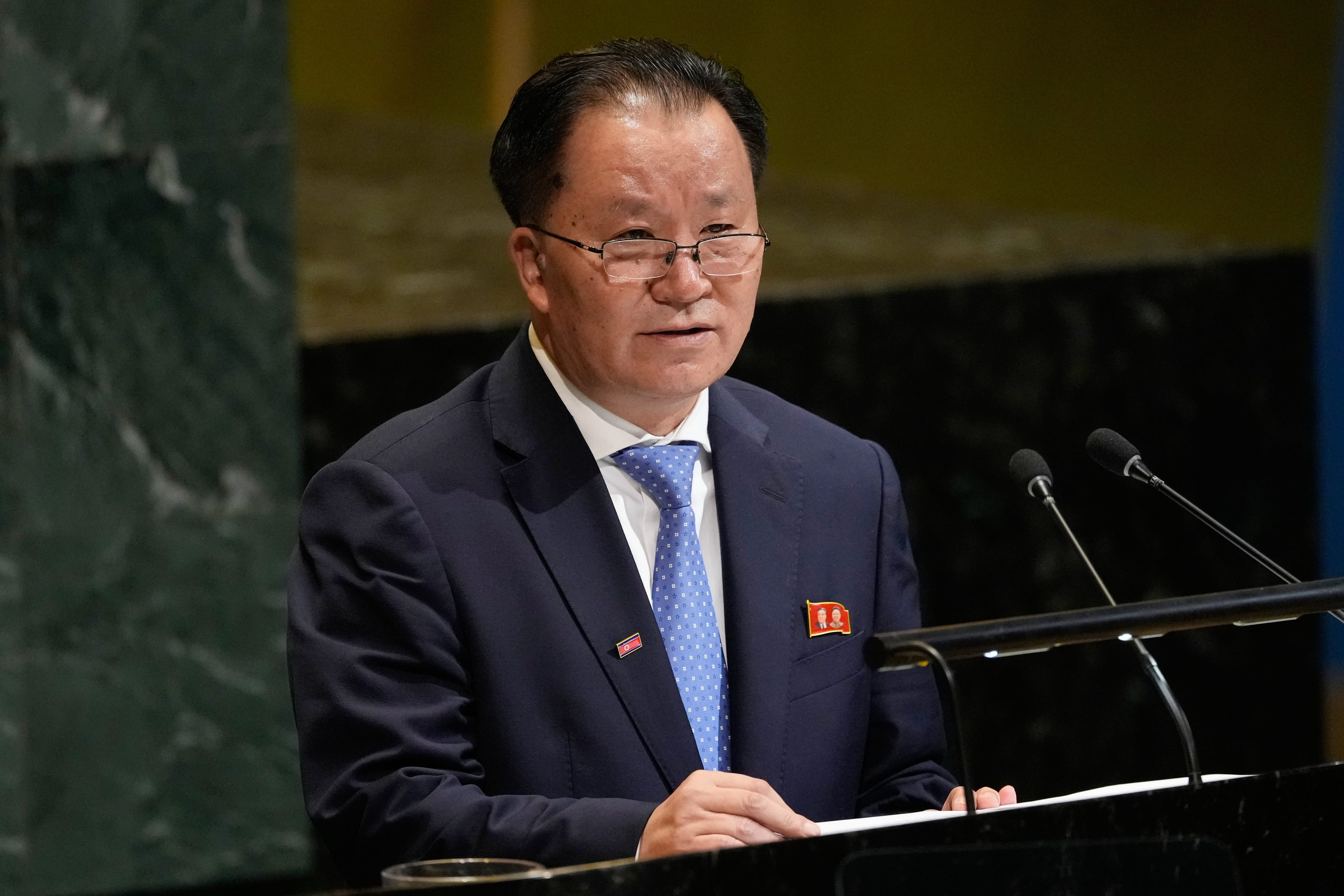 North Korean diplomat insists his country won't give up nukes at the UN