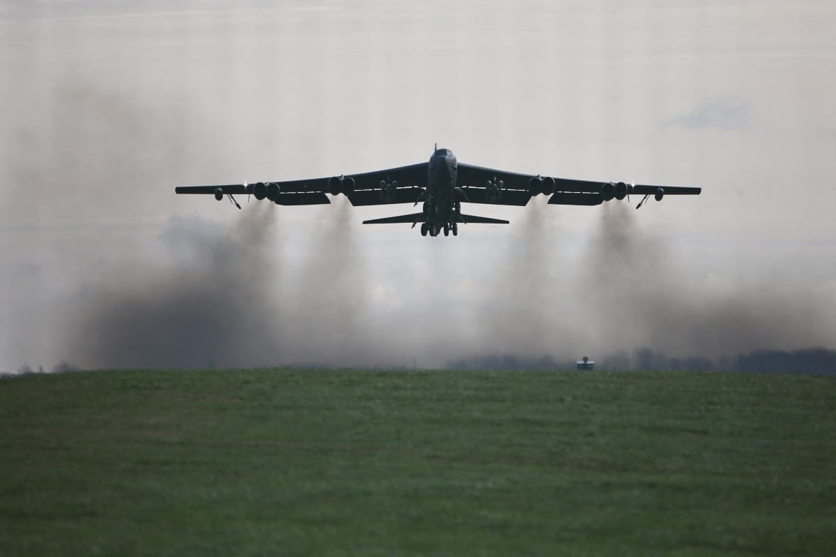 US B-52 bomber crashes in California: Air Force base