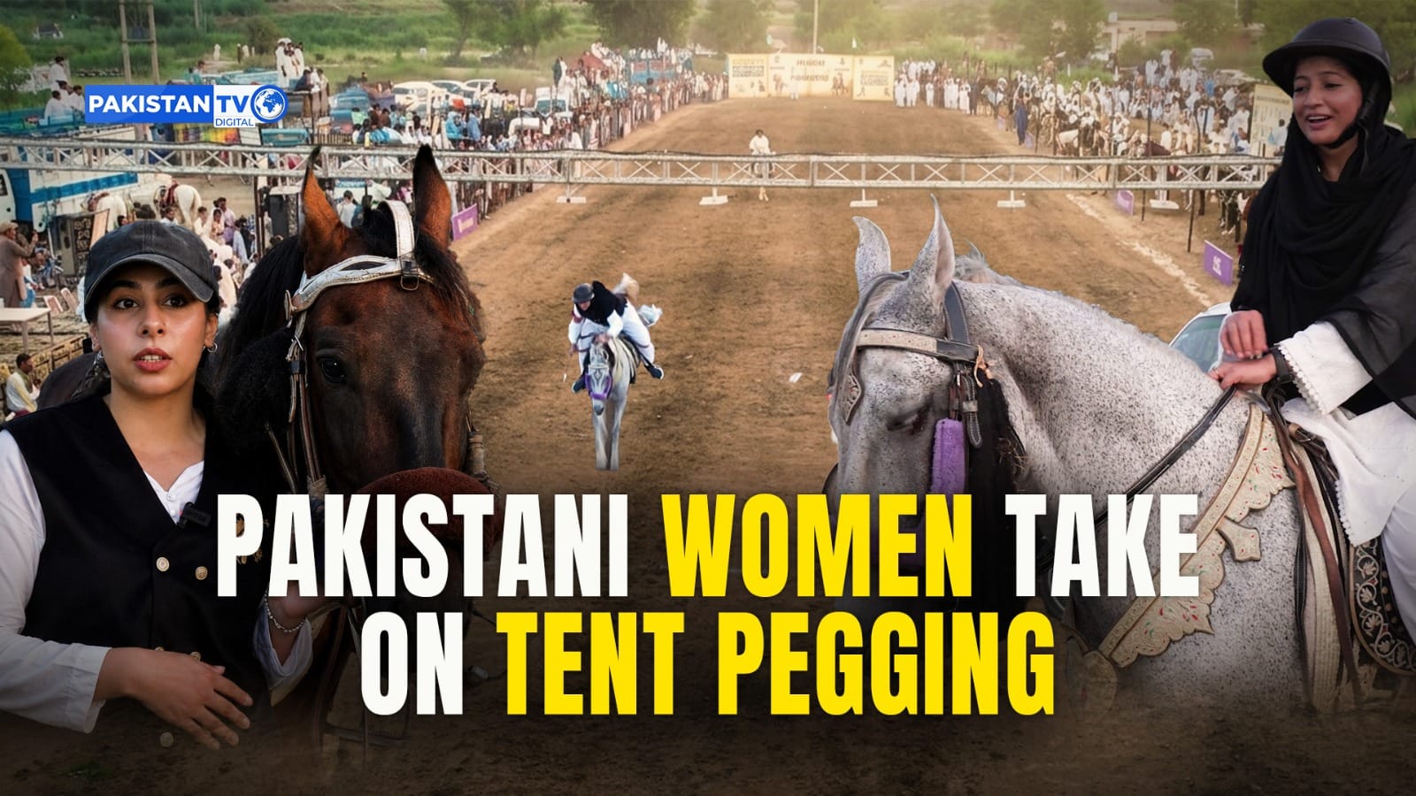 Pakistani women riders stake their claim in centuries-old tent pegging tradition