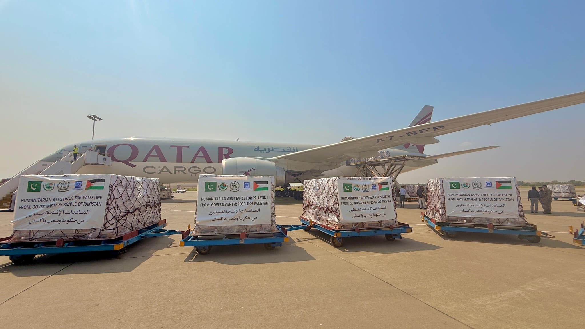 Pakistan steps up Gaza relief with 22nd shipment, more aid planned