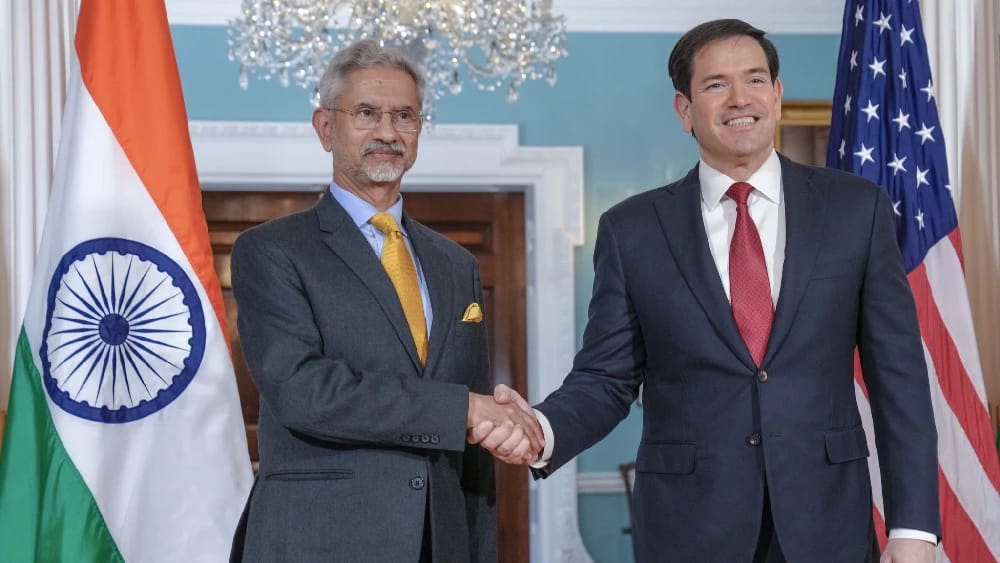 Indian External Affairs Minister Dr S. Jaishankar meets US Secretary of State Marco Rubio in Washington on February 3, 2026. (Photo: X/@DrSJaishankar)