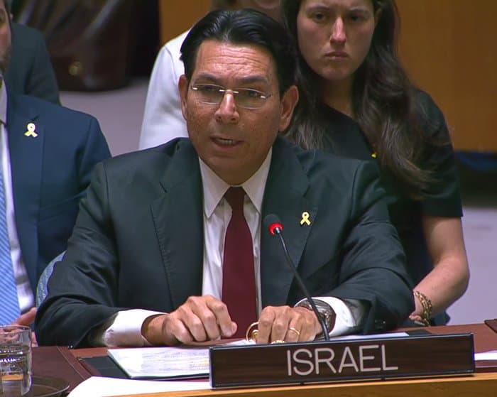 Israeli representative at UNSC, Danny Danon