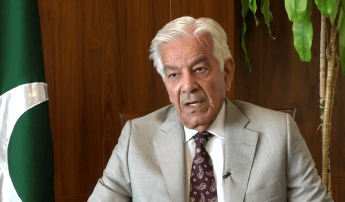 Defense Minister of Pakistan Khawaja Muhammad Asif. (Associated Press of Pakistan)
