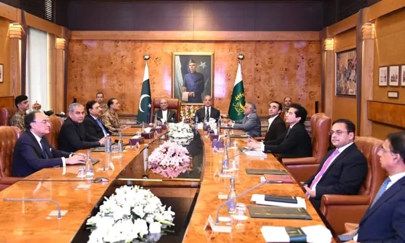 President Asif Ali Zardari chairs a high-level meeting attended by Prime Minister Shehbaz Sharif and Chief of Defence Forces and Chief of Army Staff Field Marshal Asim Munir at Aiwan-i-Sadr on March 26, 2026. — Photo courtesy President’s Secretariat