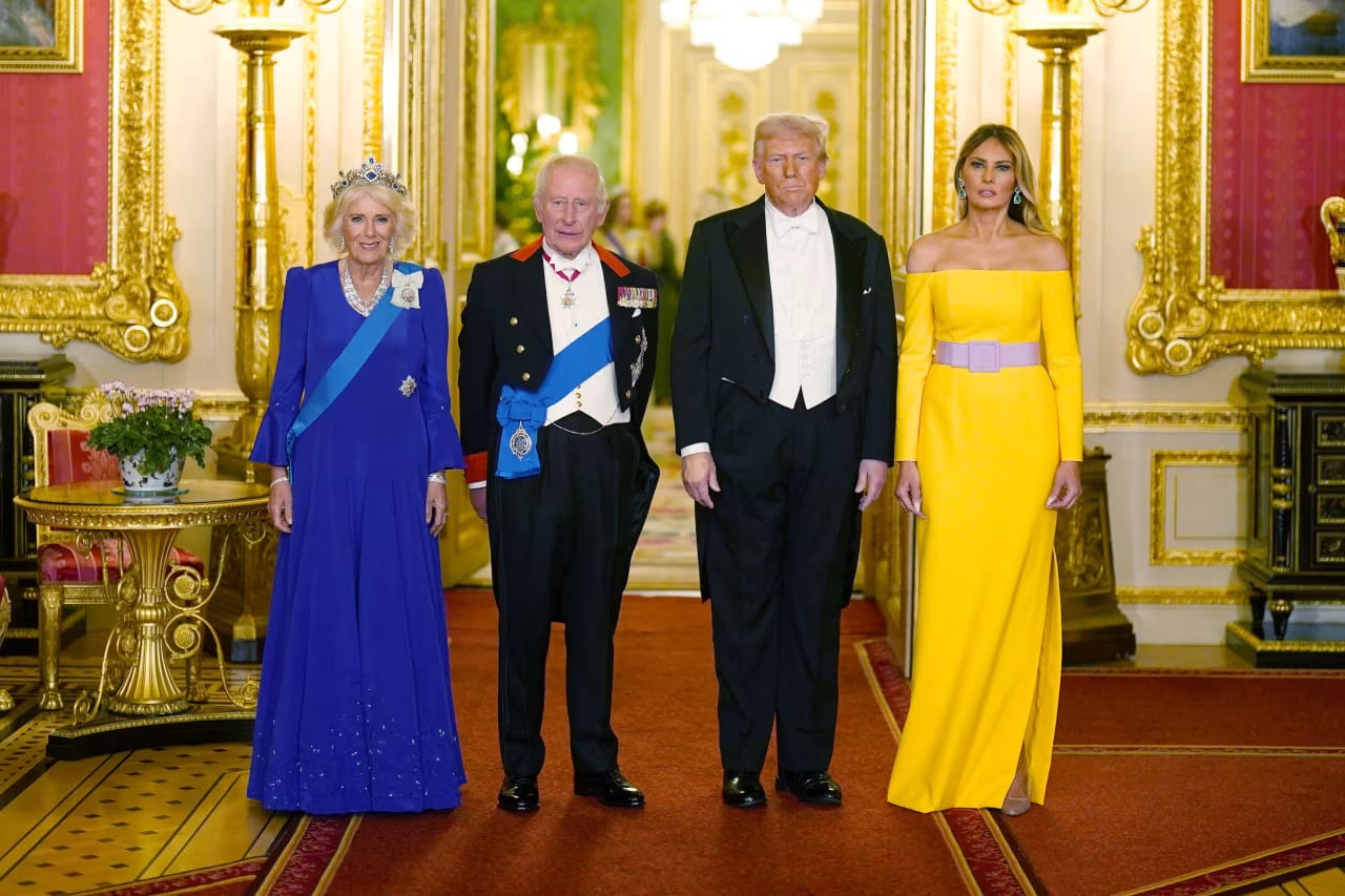 UK’s King Charles praises Trump’s ‘personal commitment’ to peace