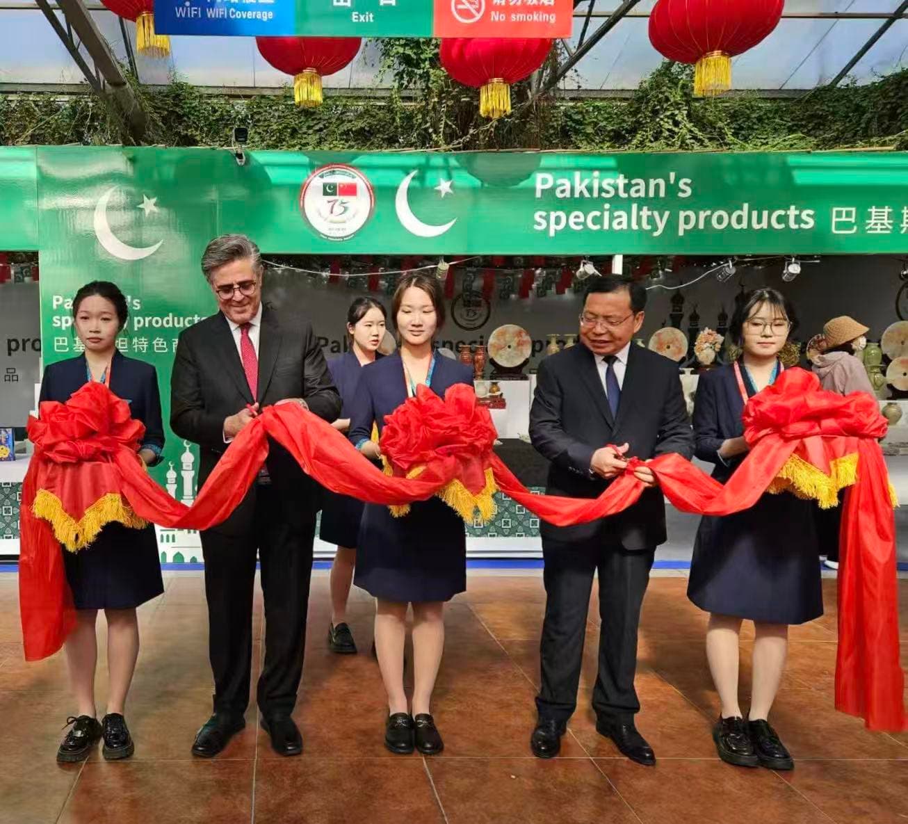 Pakistan envoy to China, Ambassador Khalil Hashmi, visits Shandong province to promote agriculture cooperation (Photo: Facebook/ @PakistanEmbassyChina)