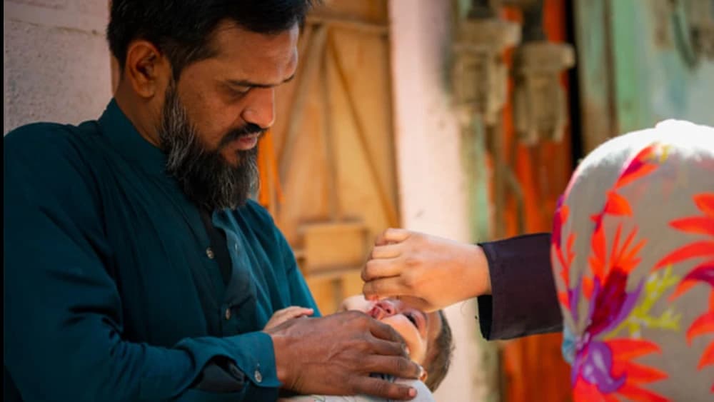 Pakistan to run its second national polio vaccination campaign of 2026 from April 13 to April 19. (File photo: Polio Free Pakistan)