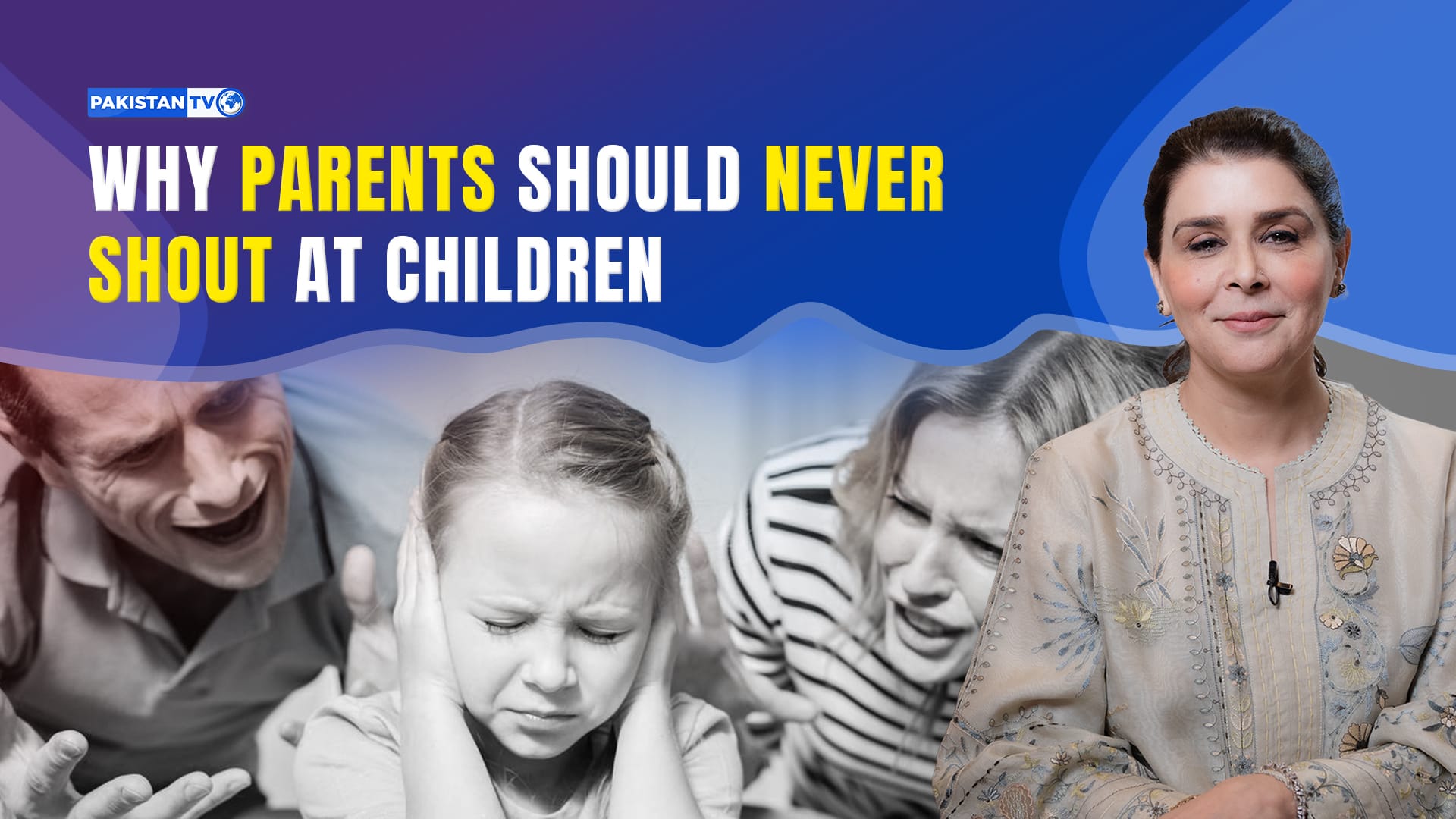 Never raise your voice at your children
