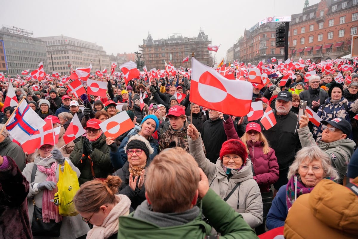 Trump threatens Europe with tariffs over Greenland as protesters rally