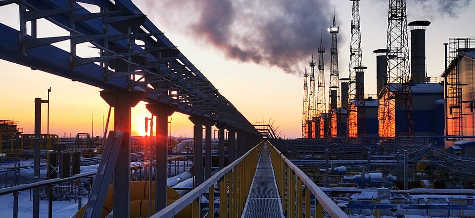 Zapolyarnoye oil and gas condensate field. Gas pumping stations. (Photo: Wikimedia commons)