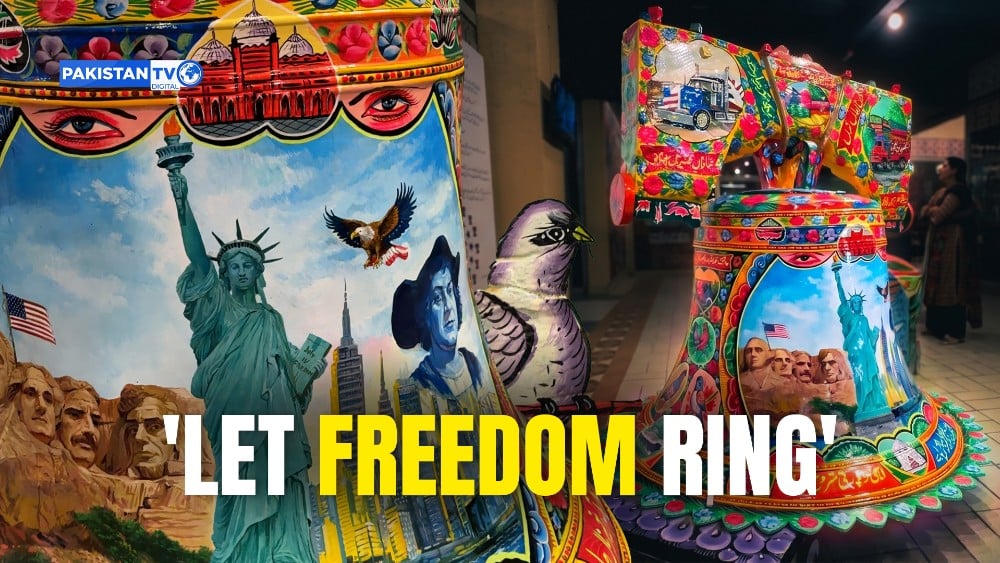 US embassy unveils liberty bell art trail in Islamabad