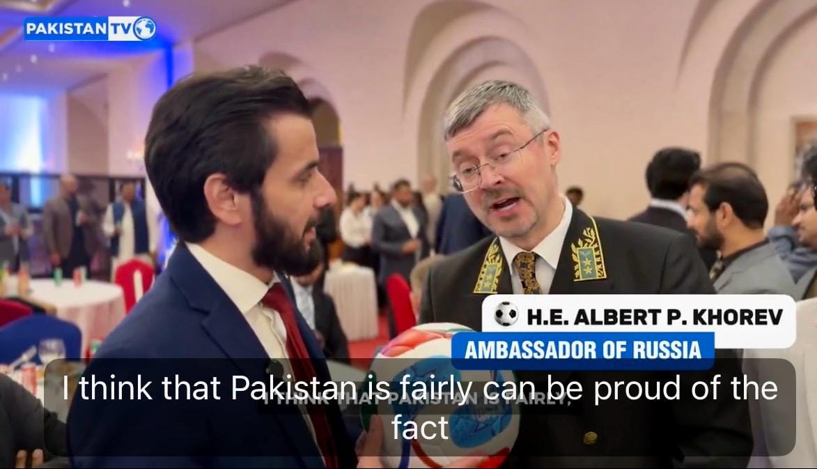 Russian, Turkmen and Uzbek envoys praise Pakistani footballs’ global quality