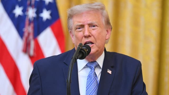 US President Donald Trump addresses the nation from the East Room of the White House in Washington, DC on July 16, 2026. (Photo: AFP)