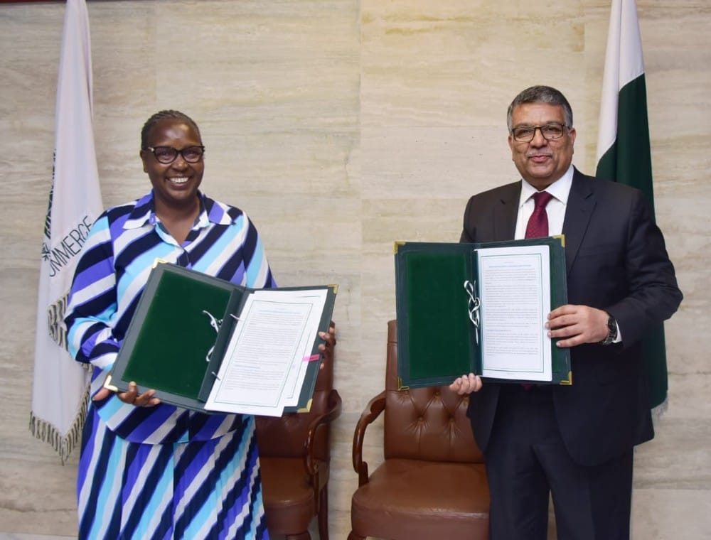 Pakistan, Kenya agree to double bilateral trade in five years