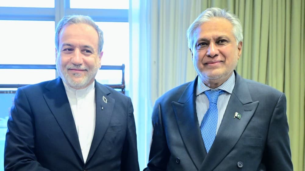 Deputy Prime Minister/Foreign Minister Senator Mohammad Ishaq Dar met with Foreign Minister of Iran, H.E. Seyed Abbas Araghchi on the sidelines of the 81st Session of the UN General Assembly in New York. (Photo: Ministry of Foreign Affairs)