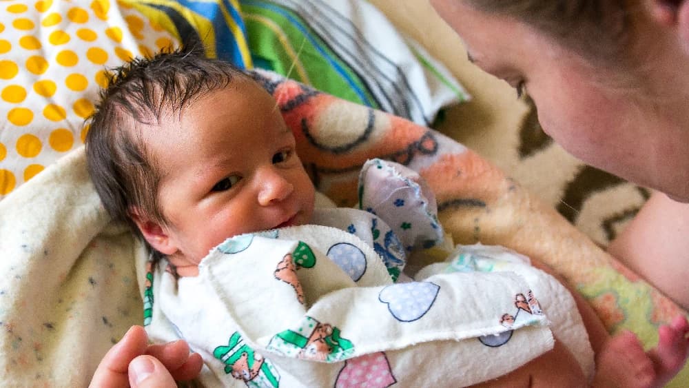 Newborn baby in Moscow (File Photo: Wikimedia Commons)