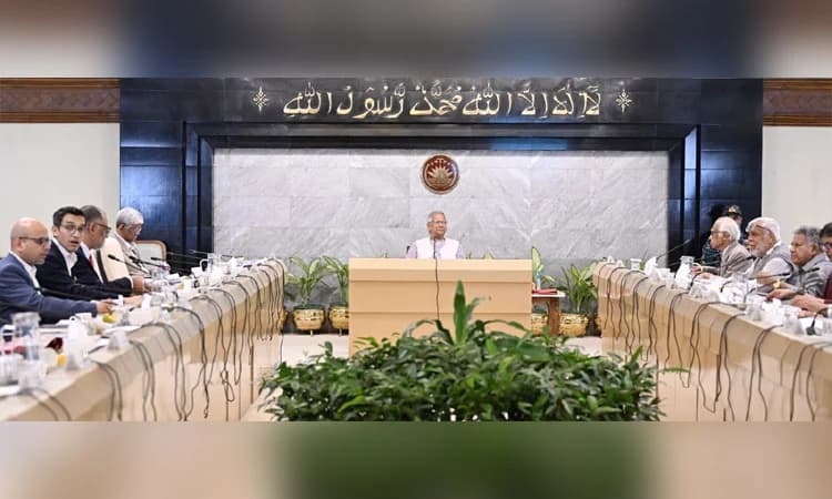 The BEZA governing board meeting was held under the chairmanship of the Chief Adviser Professor Muhammad Yunus at the Chief Adviser's Office (CAO) in the city today (BSS)