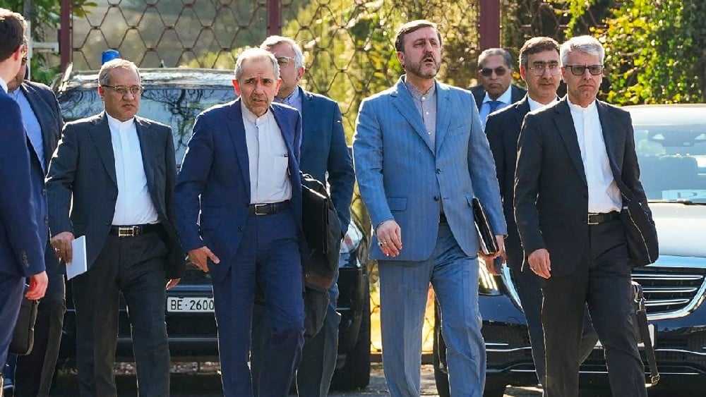 A handout picture provided by the Iranian Foreign Ministry on February 26, 2026, shows Iranian diplomats and a delegation during the Iran-US talks in Geneva, Switzerland. (Photo: AFP/File)