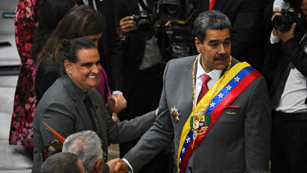 Venezuela interim leader sacks industry minister, a Maduro ally