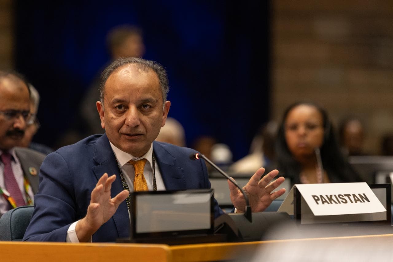 Federal Minister for Climate Change and Environmental Coordination, Dr. Musadik Malik, participated in a Leadership Dialogue held on the sidelines of the United Nations Environment Assembly in Nairobi, Kenya. (PID)