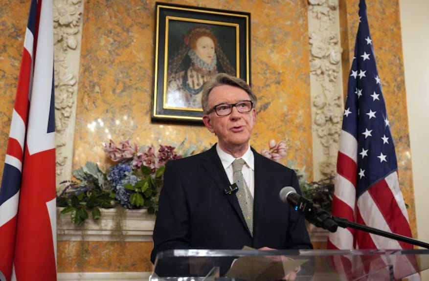 UK Ambassador to US Sacked After Links to Jeffrey Epstein