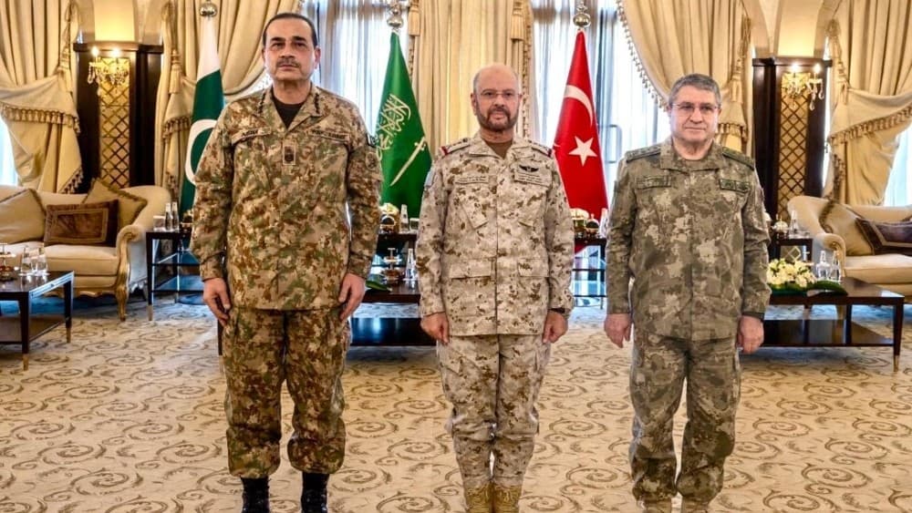 Pakistan, Saudi, Turkiye military chiefs meet under Makkah Joint Defense Agreement
