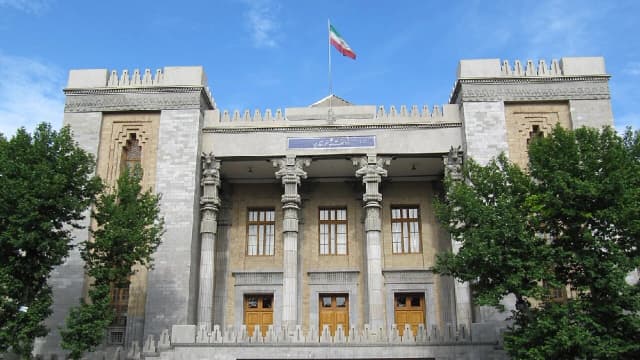 The building of Iran's Ministry of Foreign Affairs