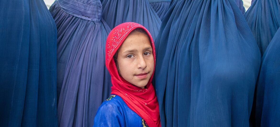 Women in Afghanistan are nearly four times less likely than men to have access to formal justice mechanisms. (UNICEF/Osman Khayyam)