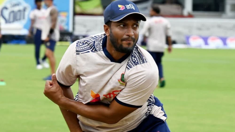 Bangladesh says star cricketer Shakib will not play again after Hasina event