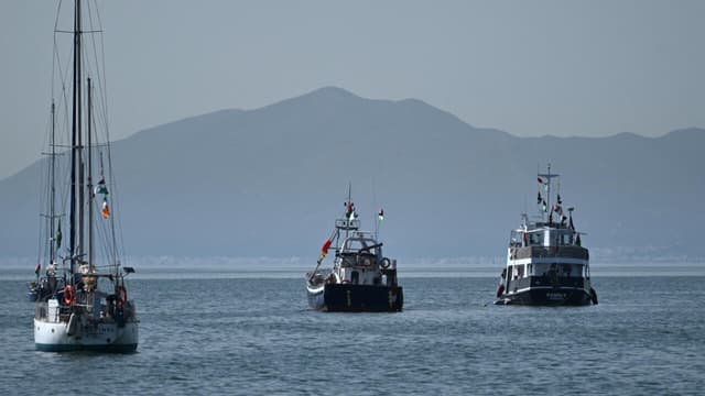 Activists say Gaza aid flotilla attacked by 'multiple drones'