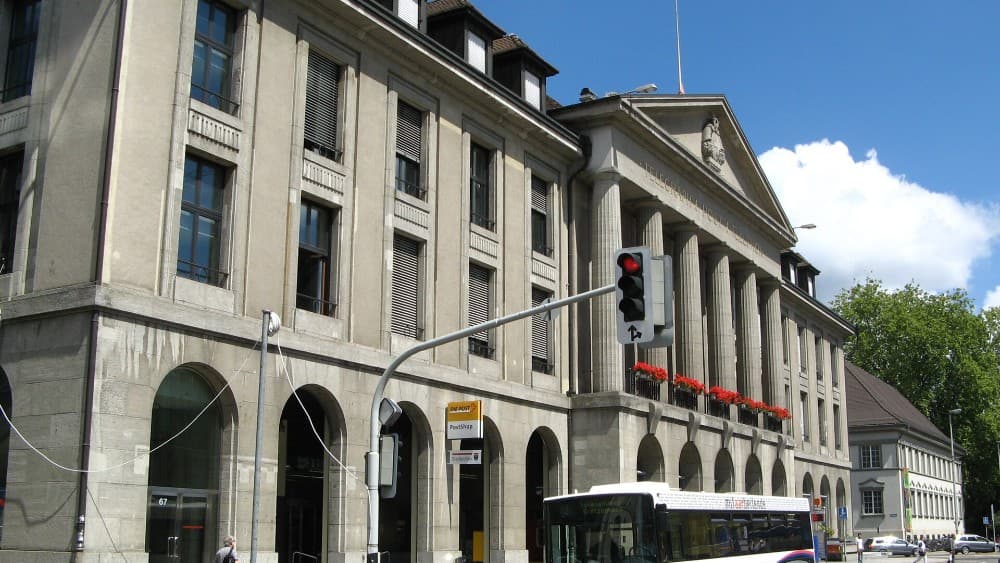 Hauptpost in Aarau (Wikimedia commons)