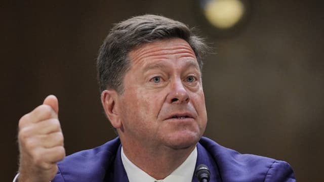 Jay Clayton, US Attorney for the Southern District of New York, testifies during a Senate Intelligence Committee hearing on his nomination to be Director of National Intelligence, on Capitol Hill in Washington, DC, on July 15, 2026. (Photo: AFP)