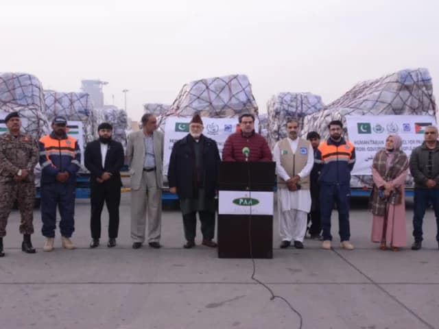 Pakistan sends 28th humanitarian aid shipment for Gaza