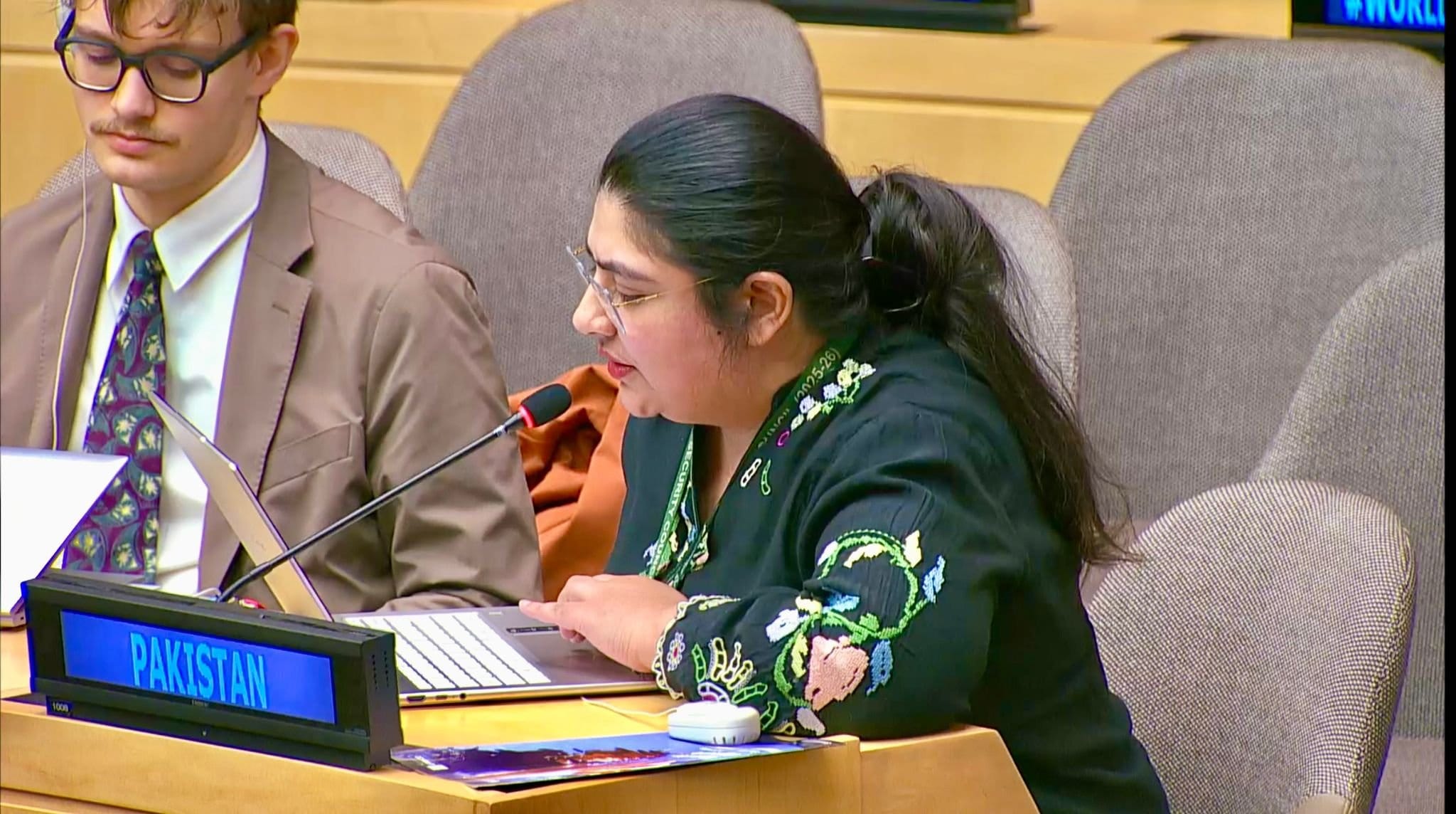 Aleena Majeed Second Secretary (Photo: X PakistanUN_NY)