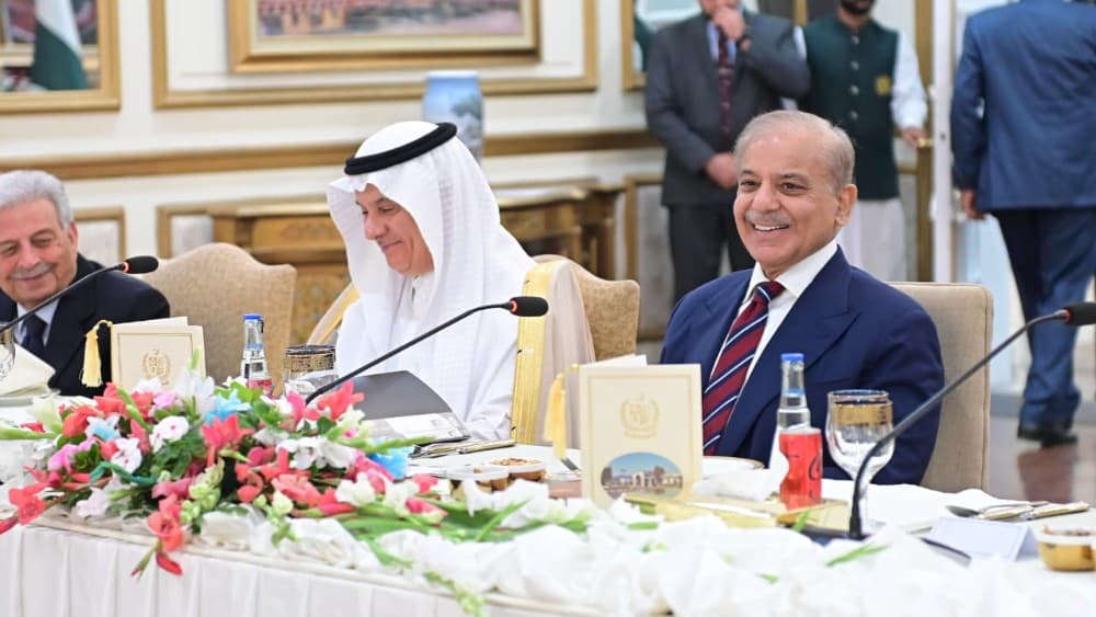 H.E. Engineer Abdulrahman bin Abdulmohsen Al-Fadley, Minister of Environment, Water and Agriculture of the Kingdom of Saudi Arabia, called on Prime Minister Muhammad Shehbaz Sharif at the Prime Minister’s House, Islamabad.
