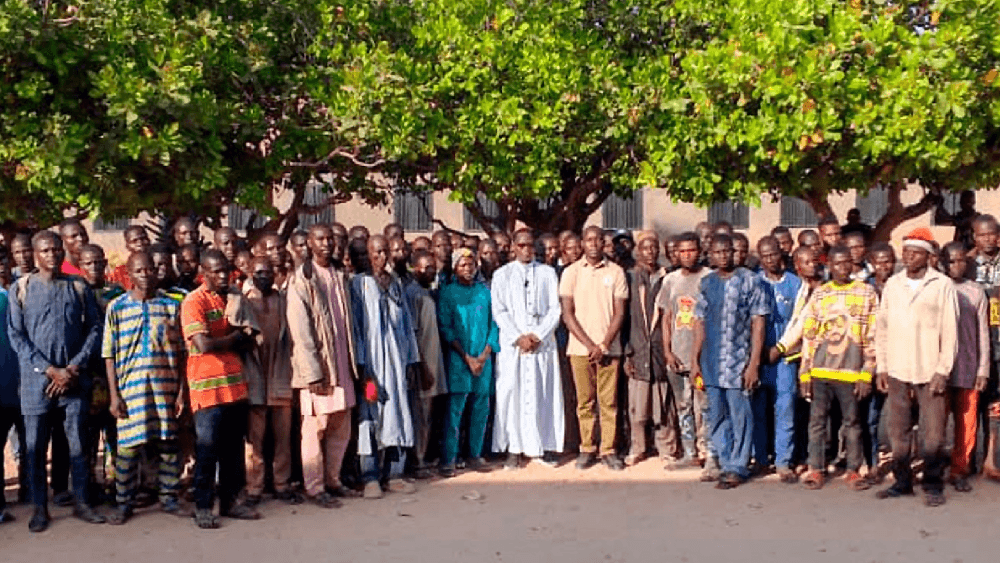This handout photo taken by Reverend Bulus Dauwa Yohanna, Chairman of the Christian Association of Nigeria (CAN) of Niger state chapter and Catholic Bishop of Kontagora Diocese on November 21, 2025 and distributed on November 22, 2025 shows relatives of a