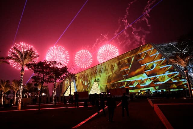 Egypt officially opens grand museum near pyramids