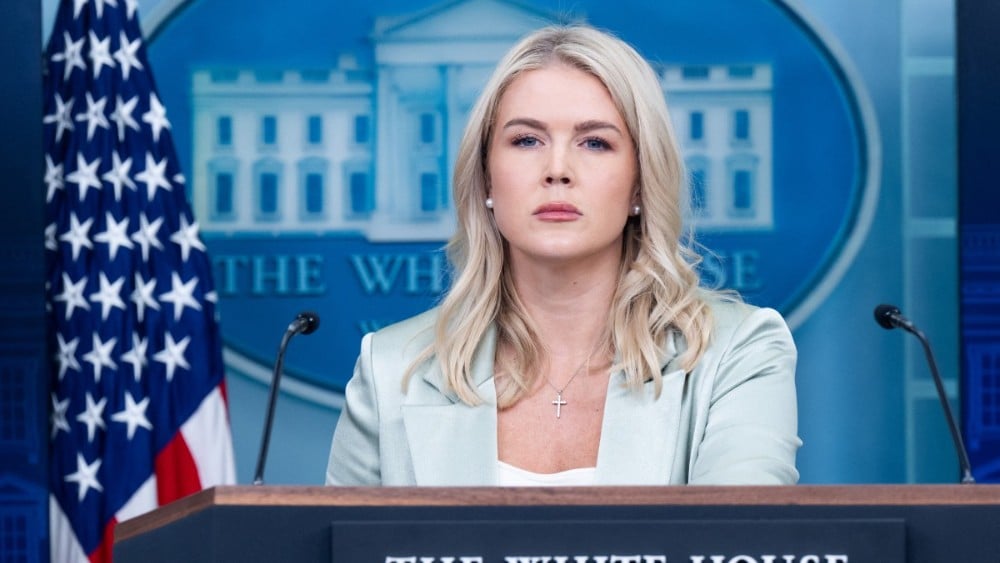 White House Press Secretary Karoline Leavitt speaks during a press briefing in the Brady Briefing Room of the White House in Washington, DC, on September 9, 2025. (File photo: AFP)