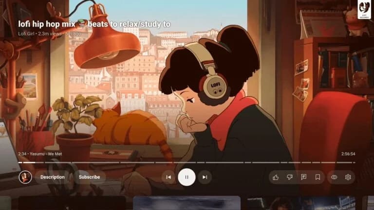 YouTube TV app's new design