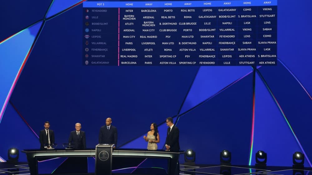 PSG to face Barcelona, Man City and Villa in Champions League as draw is made