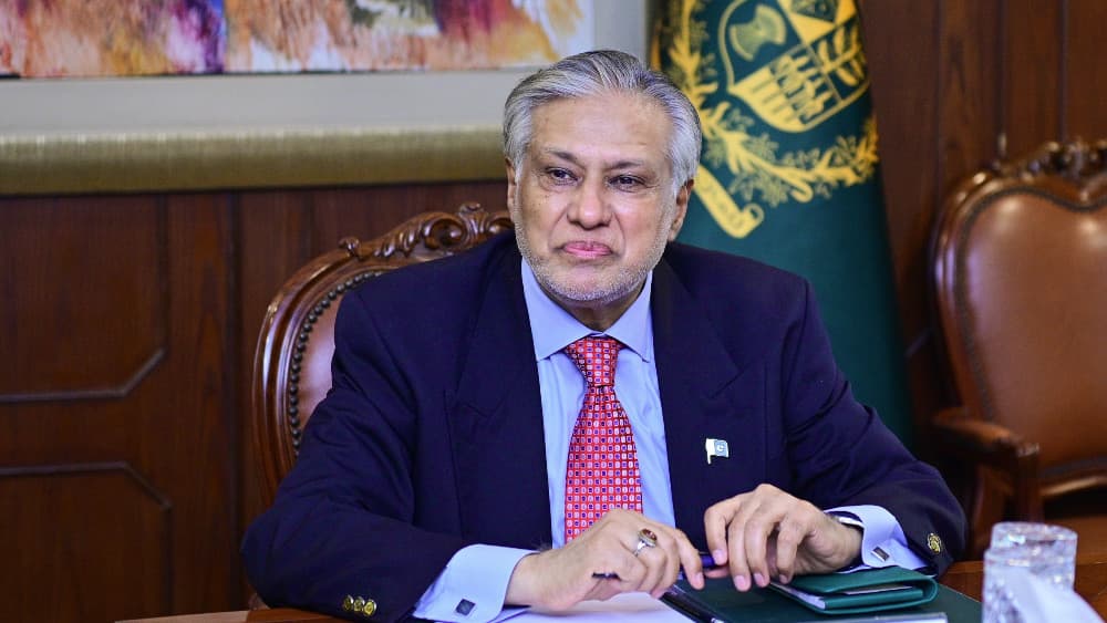 Pakistan's Deputy Prime Minister and Foreign Minister Ishaq Dar chairs a high-level meeting to discuss a number of important issues relating to the welfare of Overseas Pakistanis. (Ministry of Foreign Affairs)