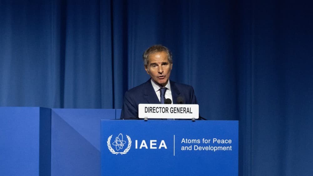 Director General of the International Atomic Energy Agency (IAEA) Rafael Grossi speaks during the Board of Governors’ Meeting of the International Atomic Energy Agency (IAEA) at the agency's headquarters in Vienna, Austria, on September 14, 2026. (Photo: