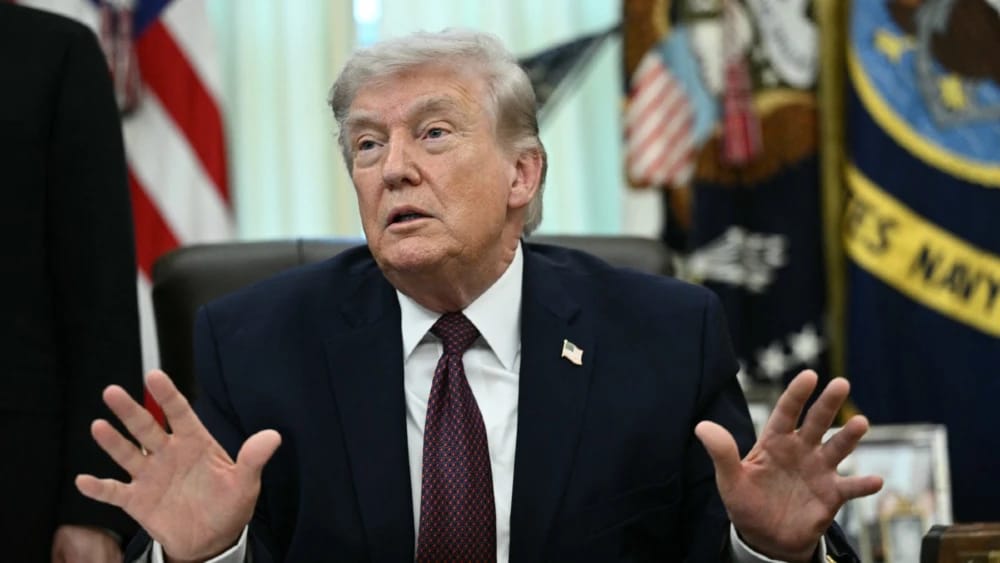 US President Donald Trump speaks after signing an executive order in the Oval Office of the White House in Washington, DC, on March 31, 2026. (Photo: AFP)