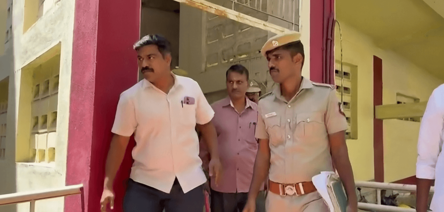 An Indian court sentenced nine policemen to death for the 2020 torture and killing of a father and son who were in police custody. (Screenshot/AFP)