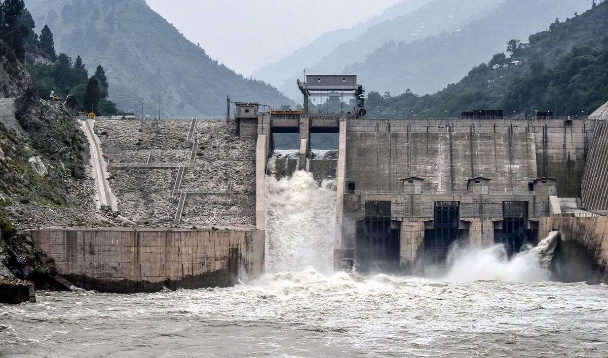 A general view of the partially damaged Neelum Jhelum Hydropower Project following Indian strikes in Nausari, about 40kms from Muzaffarabad, the capital of Pakistan-administered Kashmir, on May 8, 2025. (File photo: AFP)