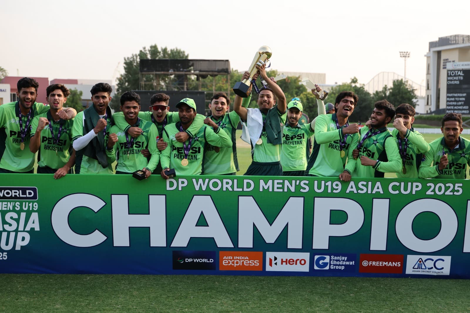 Pakistan demolish India by 191 runs to win U19 Asia Cup
